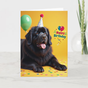 Joyful Plush Canine Card