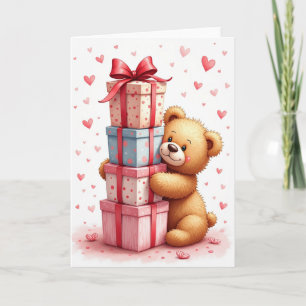 Joyful Plush Creature Card
