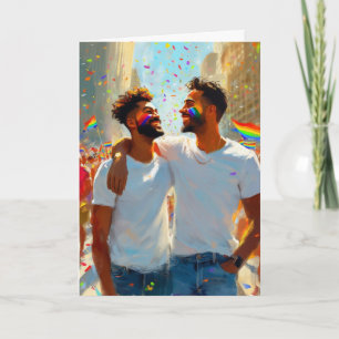Joyful Pride Parade Celebration Card