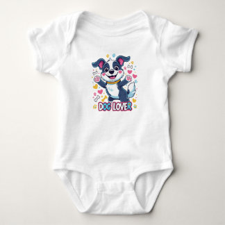 Joyful Pup: Perfect T-shirt for Dog Baby Bodysuit