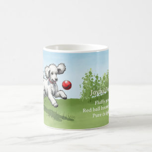 Joyful Puppy Play Haiku Mug