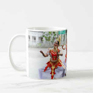 Joyful Rabana Dancers - Sri Lankan Festival . Coffee Mug