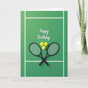 Joyful Racket Ball Card