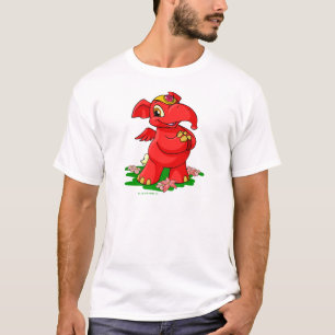 Joyful red Elephante in Shenkuu T-Shirt
