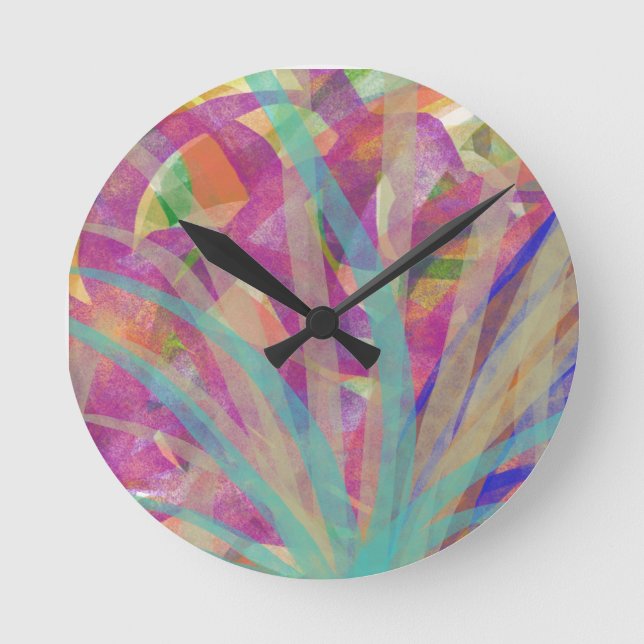 Joyful Reef Round Clock (Front)