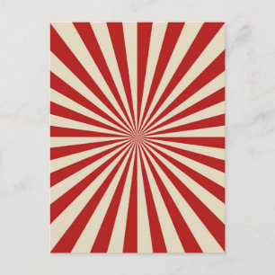 Joyful Retro Vintage Popcorn Classic Spin Wheel Postcard