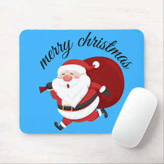 Joyful Santa Mouse Mat