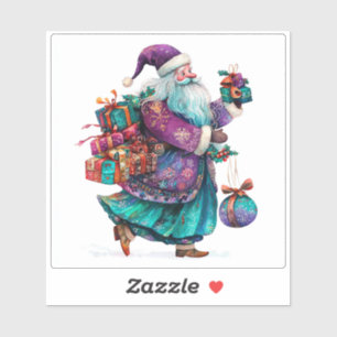 Joyful Santa Spreading Holiday Cheer