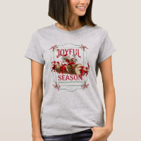 Joyful Season Festive Vintage Christmas Elves