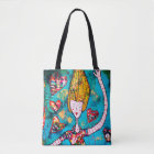 Joyful shopping bag tote