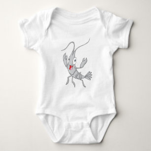 Joyful Shrimp Baby Bodysuit