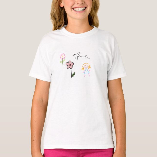 Joyful Sketch T-Shirt (Front)