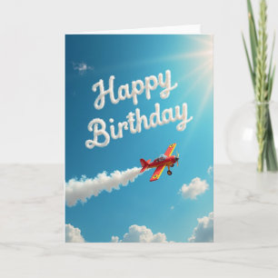 Joyful Sky Plane Card