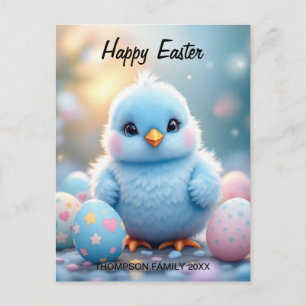 Joyful Skybird Easter Greetings Holiday Postcard