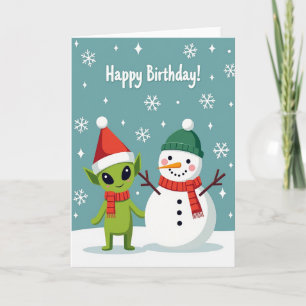 Joyful Snowman Friends Card