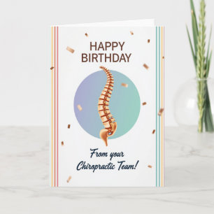 Joyful Spine Art Birthday Card