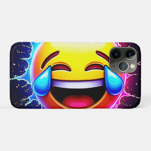 Joyful Splash: Laughing Emoji Art iPhone 11 Pro Case