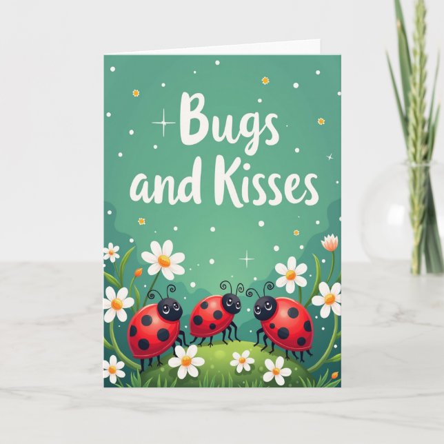 Joyful Spotted Bug Card (Front)