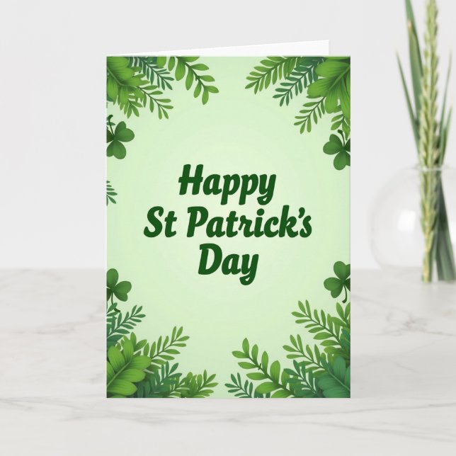 Joyful St Patricks Day Card (Front)