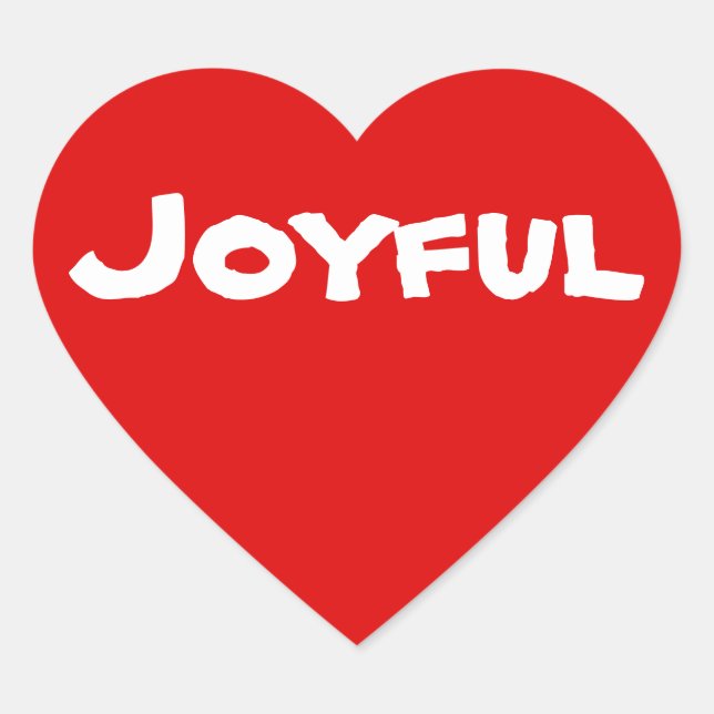 Joyful Stickers (Front)