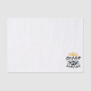 Joyful Summer Bliss - Warm Sun Quote Tissue Paper