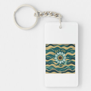 Joyful Sun Key Ring