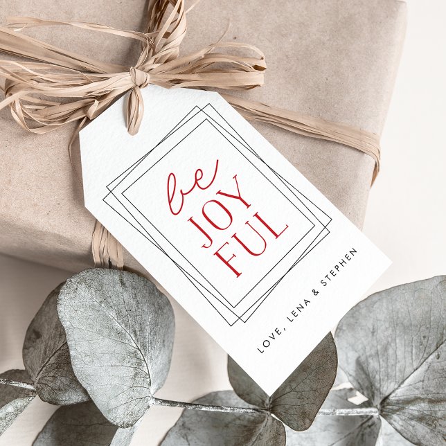 Joyful Symmetry Holiday Gift Tags (Creator Uploaded)