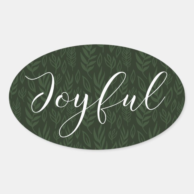 Joyful Tidings Holiday Stickers (Front)