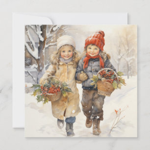 Joyful Tidings: Sharing Love this Christmas Holiday Card