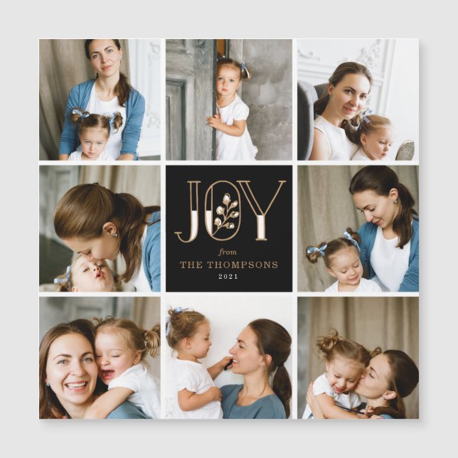 Joyful Tiles 8 Photo Holiday (Front)