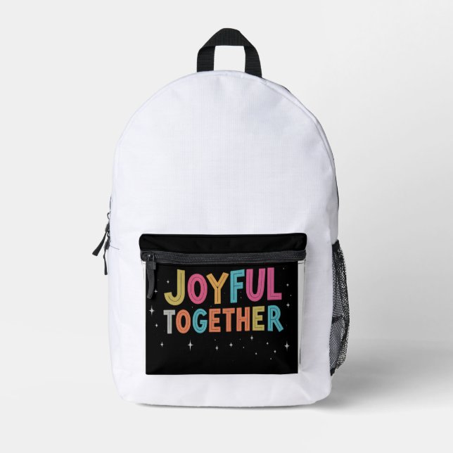 Joyful together Print Cut Sew Bag (Front)