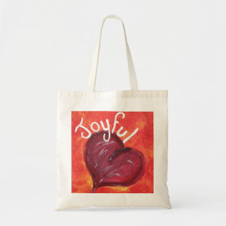 Joyful tote bag