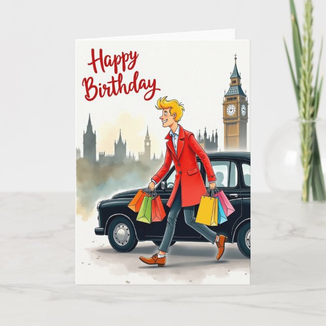 Joyful Urban Shopping Card (Front)