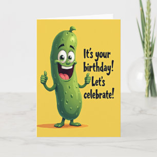 Joyful Veggie Birthday Card