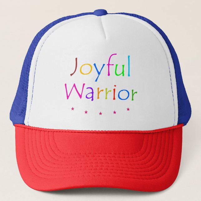 Joyful Warrior Trucker Hat (Front)