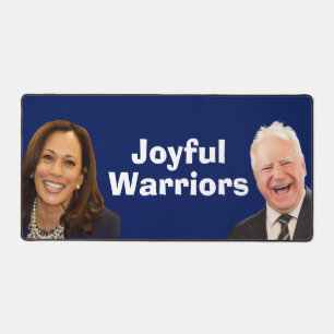Joyful Warriors Harris and Walz Desk Mat