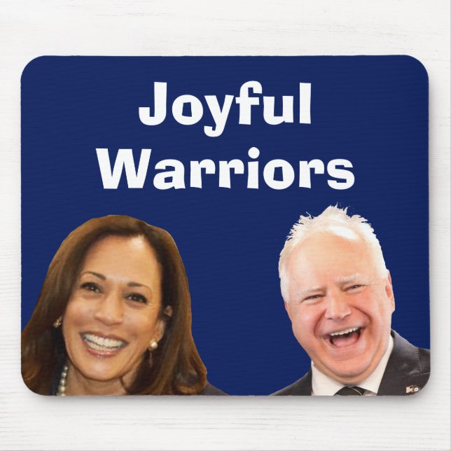 Joyful Warriors Harris and Walz Mouse Mat (Front)
