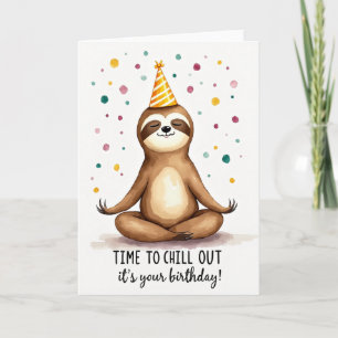Joyful Watercolor Animal Card