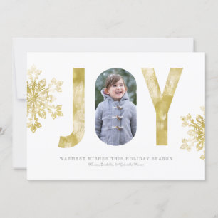 Joyful Watercolor Holiday Card