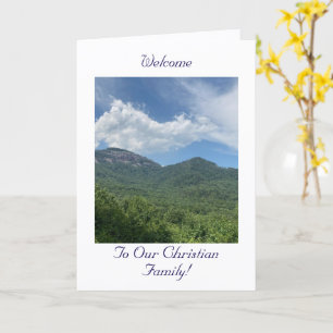 Joyful, Welcome to Our Christian Family, Card