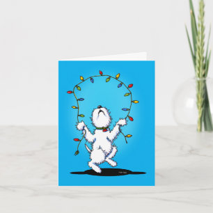 Joyful Westie Christmas Cards