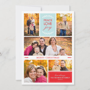 Joyful Wishes Photo Holiday Card