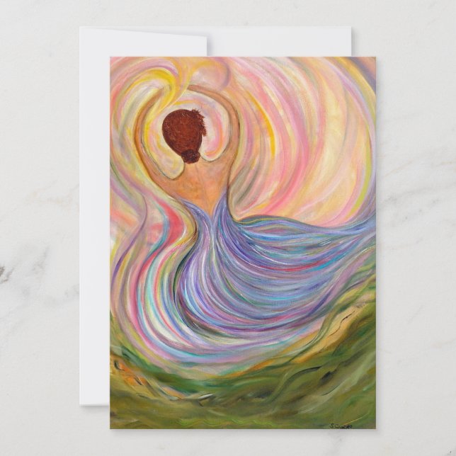 Joyful Woman, Multiple Occasion  Blank Card (Front)