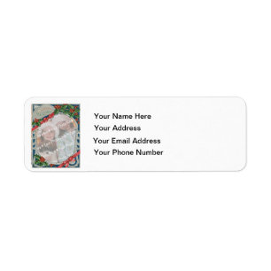 Joyful Yuletide Vintage Christmas Photo Template
