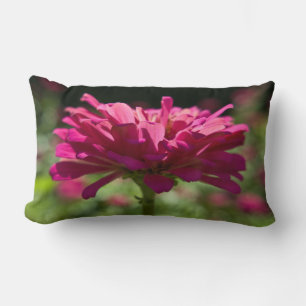 Joyful Zinnia Lumbar Cushion