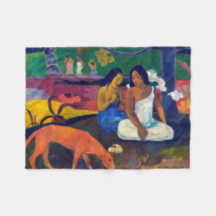 Joyfulness, Gauguin Fleece Blanket