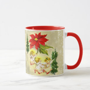 Joyous Christmas Cherubs Mug