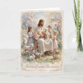 Joyous Easter Blessings Easter Card