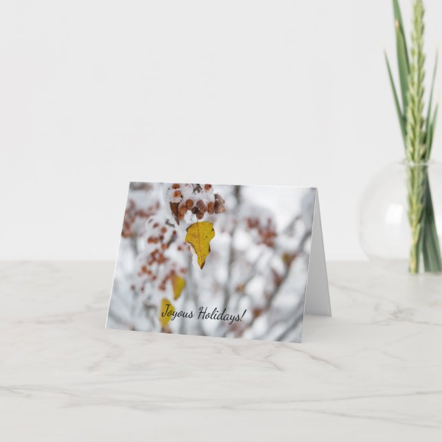 Joyous Holiday Card (Front)