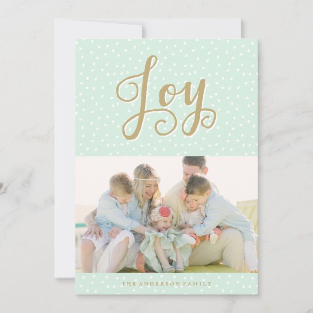 Joyous | Holiday Photo Card (Front)